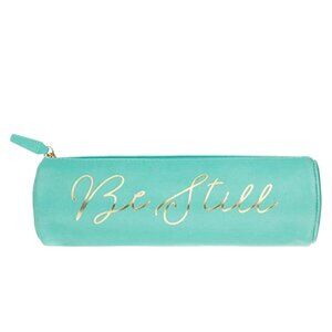 ECCOLO | Be Still Round Pouch in Teal